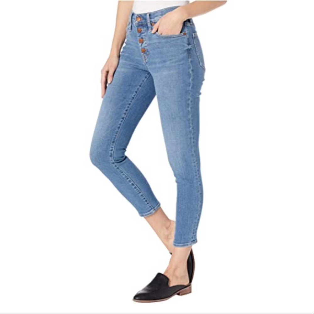 Madewell High Riser Skinny Skinny Crop